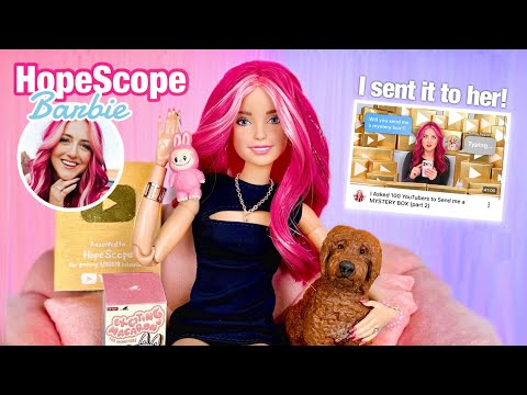 I Made a Custom Barbie For HopeScope! (Sending Her a Mystery Box)