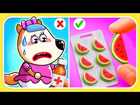 🚫🍬 No No! Medicine Isn’t Candy – Learn Safety First! Wolfoo Funny Cartoon for Kids