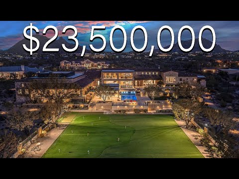 Touring a $23.5M MEGA MANSION with Basketball Court and $400K Sneaker Room