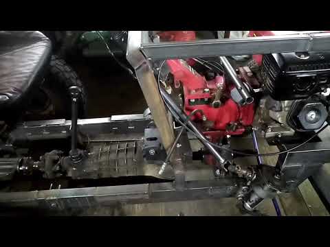 Минитрактор классика из мотоблока. Продолжение