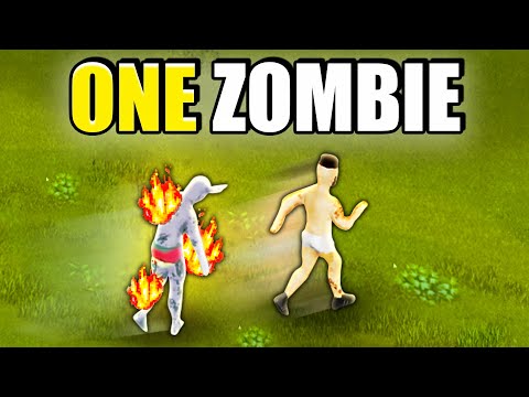 Project Zomboid but there's only one zombie... and he is invincible