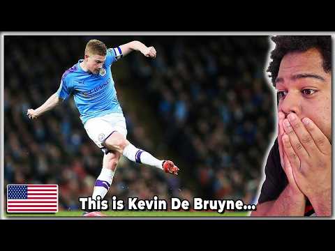"INSANE Power" - American Reacts To "Kevin De Bruyne When Football Becomes ART!"