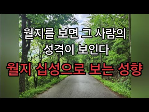 월지 십성으로보는 궁성론