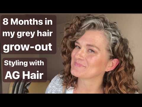 8 Months In My Grey Hair Grow-Out