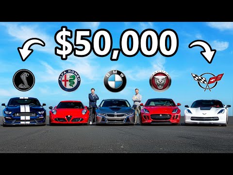 $50,000 Used Question // GT350 vs Alfa 4C vs BMW i8 vs F Type R vs Corvette Z51