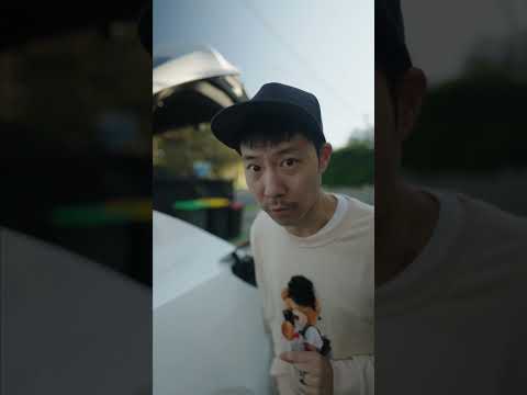 Charging Tesla Model Y with coffee $  #teslamodely