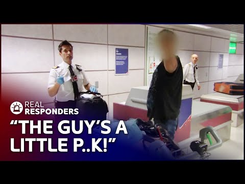 Aggressive Smuggler Loses It When Customs Seize His Stash | Real Responders