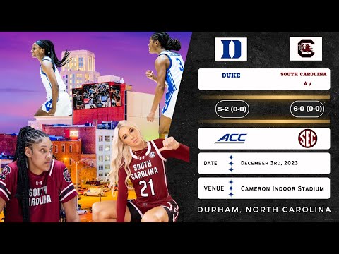 Duke vs No. 1 South Carolina | NCAA Women's Basketball | 12.3.23