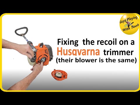 Husqvarna recoil repair, this is one of the easy ones.