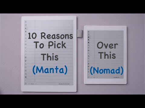 10 Reasons To Pick The Supernote Manta Over The Nomad