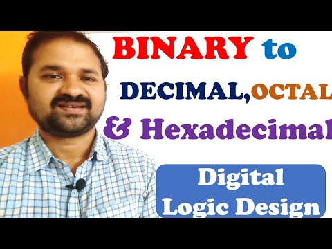 Convert Binary to any other Base(Decimal, Octal, Hexadecimal)| Conversion from One radix to another