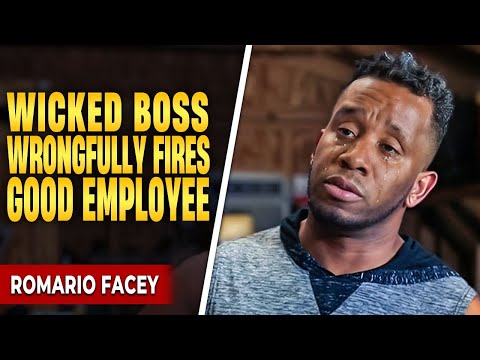 Wicked Boss Wrongfully Fires Good Employee | @Romariofacey 
