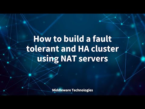 How to build a fault tolerant and HA cluster using NAT servers