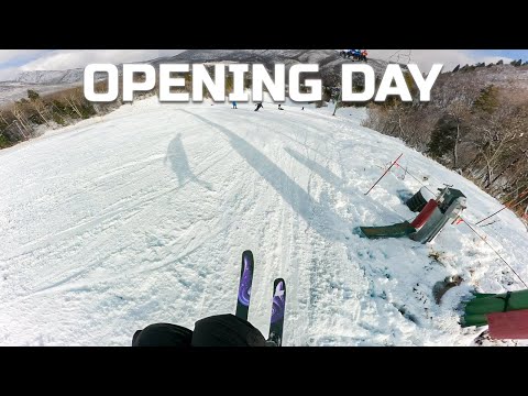 First time back skiing...