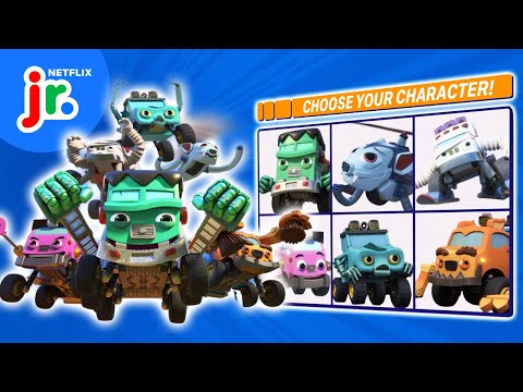 Choose Your Monsterwheelies! 🚚⚡️ Mighty Monsterwheelies | Netflix Jr