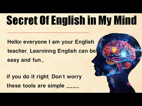 Secret Of English In My Mind || Graded Reader Level 2 🔥 || Improve Your English Fluency ☑️
