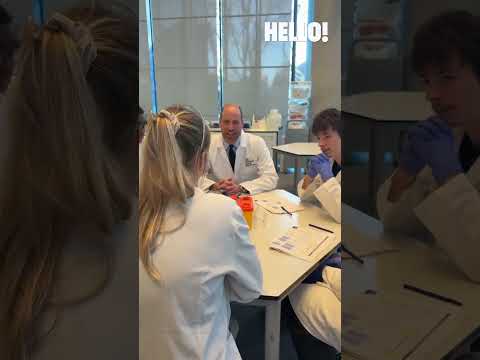 Prince William gets hands on in the lab | HELLO!