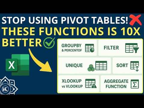 Top 8 Excel Functions for Smart Data Analysis! ⚡📊