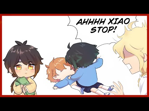 Genshin Daycare - FULL SERIES (Genshin Impact Comic Dub)