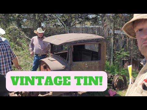 Auction Action: We Visit the Estate of an Old Hot Rodder! Vintage Ford parts, projects & Tractor!