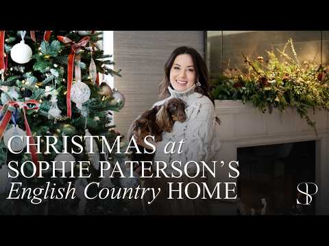 CHRISTMAS AT SOPHIE PATERSON'S ENGLISH COUNTRY HOME | ELEGANT HOLIDAY STYLING INSPIRATION