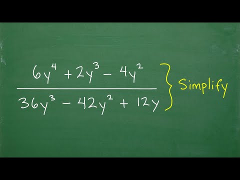 Simplify the RATIONAL Expressions – how well can you factor?