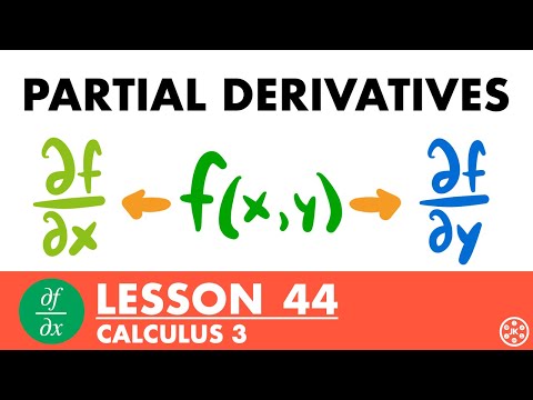 Partial Derivatives | Calculus 3 Lesson 44 - JK Math