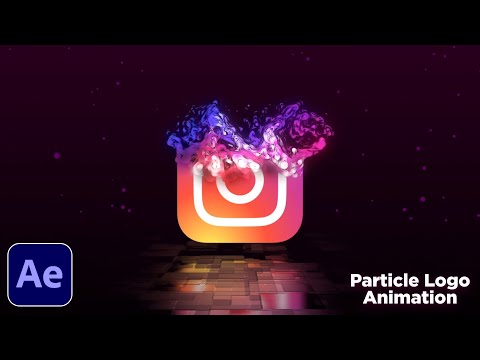 Particle Logo Animation Tutorial in After Effects | Trapcode Particular Plugin | 3D Reflection