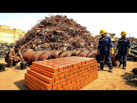 Pakistan Copper Factory Secrets - Most Extreme Copper Making Process Step-By-Step (Full Process).