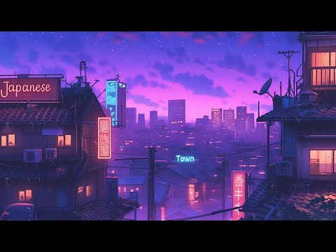 1980s & 90s Lofi Hip Hop Beats 🚤 Nostalgic Retro Vibes & Japanese Town Ambience 🌆 Lofi Rain Playlist