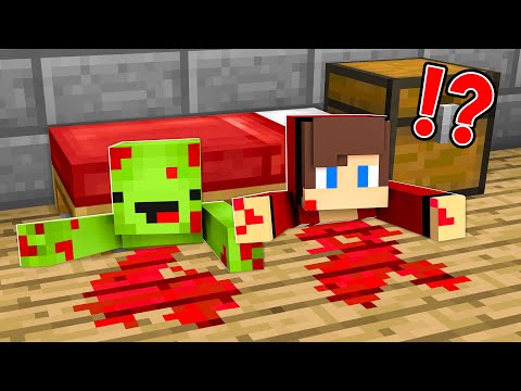 Who DRAGGED JJ and Mikey Under the Bed in Minecraft? (Maizen Mizen Mazien)