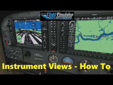 FS2020: Instrument Views Tutorial & How to assign Buttons for them on your Flight Controller!