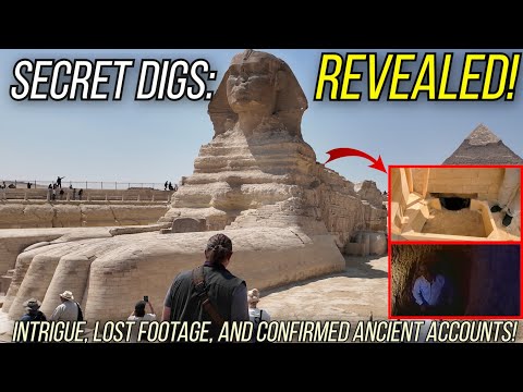 Lost Footage from Secret Digs at Giza Found! Confirming Ancient Accounts with Modern Technology!