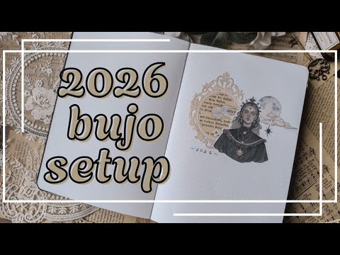 2026 bullet journal set up 🔮✨