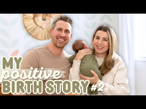 My Positive UNMEDICATED & NATURAL Birth Story (Was Baby 2 Easier?!)