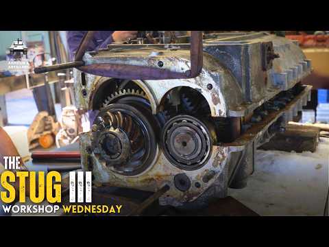 WORKSHOP WEDNESDAY: Splitting an ORIGINAL WWII StuG III transmission for our RESTORATION project!