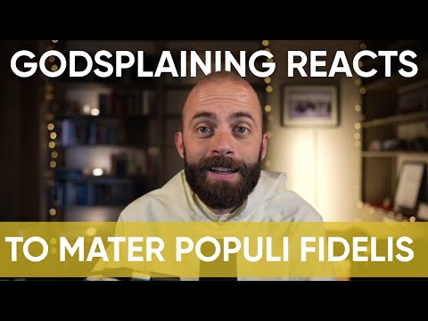 Godsplaining Reacts to Mater Populi Fidelis | Fr. Gregory Pine, O.P.