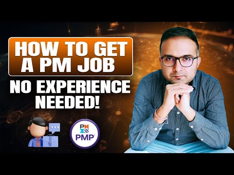 How to Get Entry Level Project Management Job? No Experience Needed | PMPwithRay