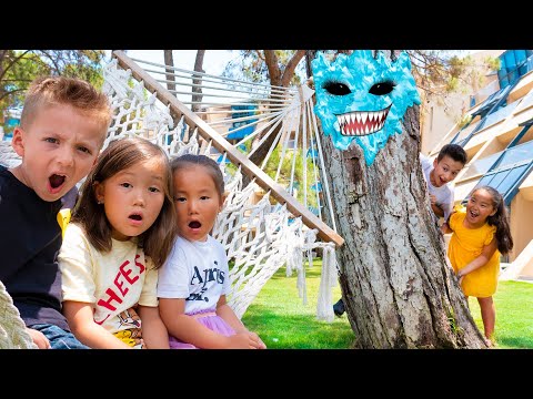 АРТУР и АМИНКА против Сестер и Брата. Слайм ВСЕ СЕРИИ ПОДРЯД