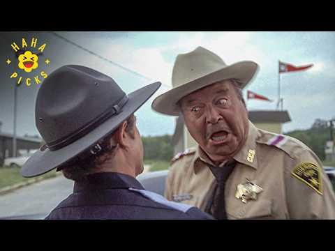 Sheriff Buford T Justice Loses it in the Face of a State Trooper | Smokey and the Bandit