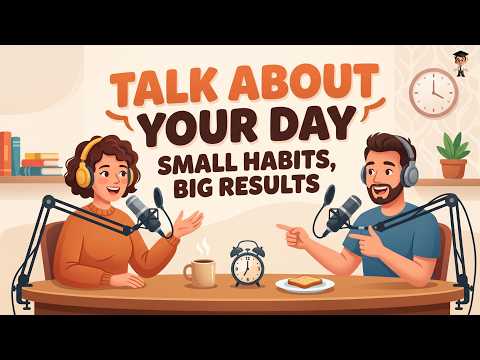 Learn English Talking About Your Day | Daily Routine | Real Life Conversation Practice for Beginners