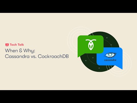 When to use Cassandra vs. CockroachDB