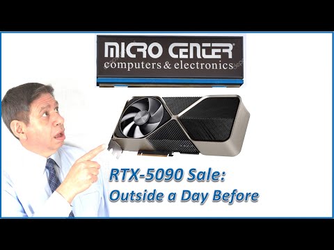 Micro Center RTX-5090 Day Before Sale
