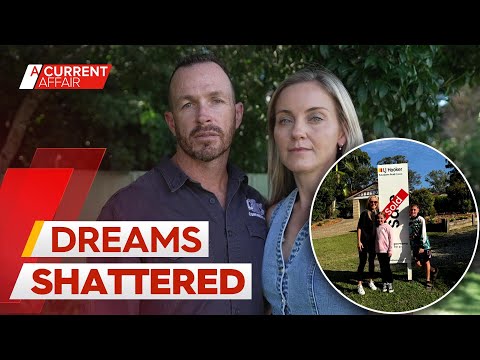 Young family shattered after losing house deposit in a scam | A Current Affair