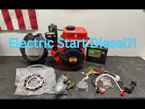 How to: Electric Start Conversion 168F Chinese Diesel Engine