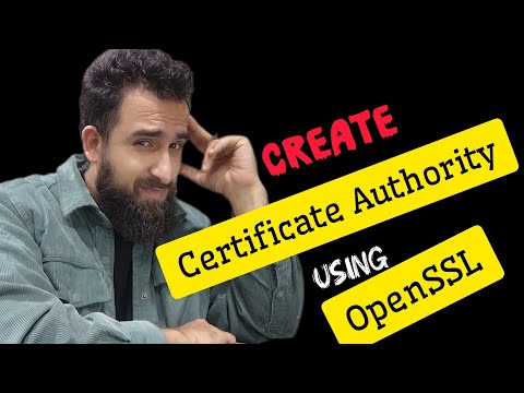 Create a CA (Certificate Authority) using openSSL #openssl #cisco #windows