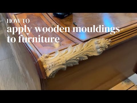 DIY Furniture makeover, at the ￼using Woodubend Mouldings￼.￼