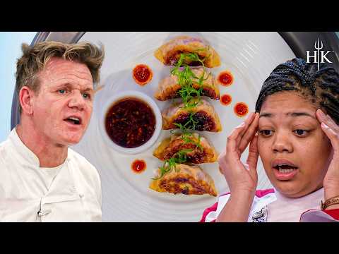 The Most BIZARRE Protein Challenge... What Are They Eating?! | Hell's Kitchen USA