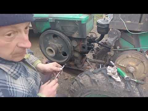 Мотоблок Зубр 8 к.с. Ригуліровка клапанів.Як виставити ВМТ(Верхню Мертву Точку)