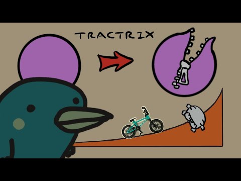 How to turn a circle inside out (Visual Calculus and the Tractrix)